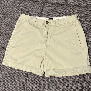 J Crew Factory Minty Green 31” Waist  5” Inseam Shorts